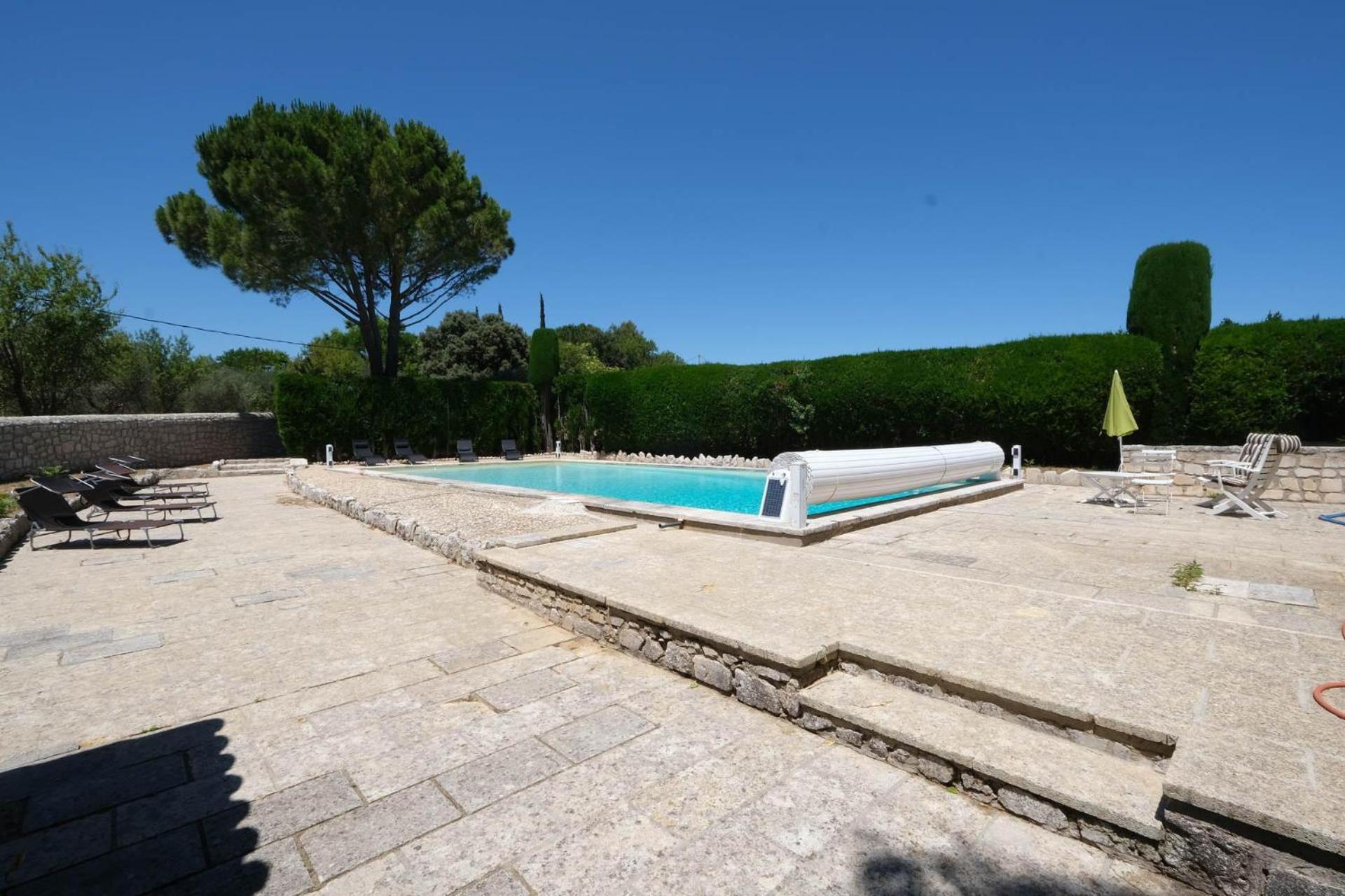 Typical Mas Provencal With Swimming Pool In A Small Hamlet Near Mouries In The Alpilles In Provence- 8 Persons Villa Exterior photo