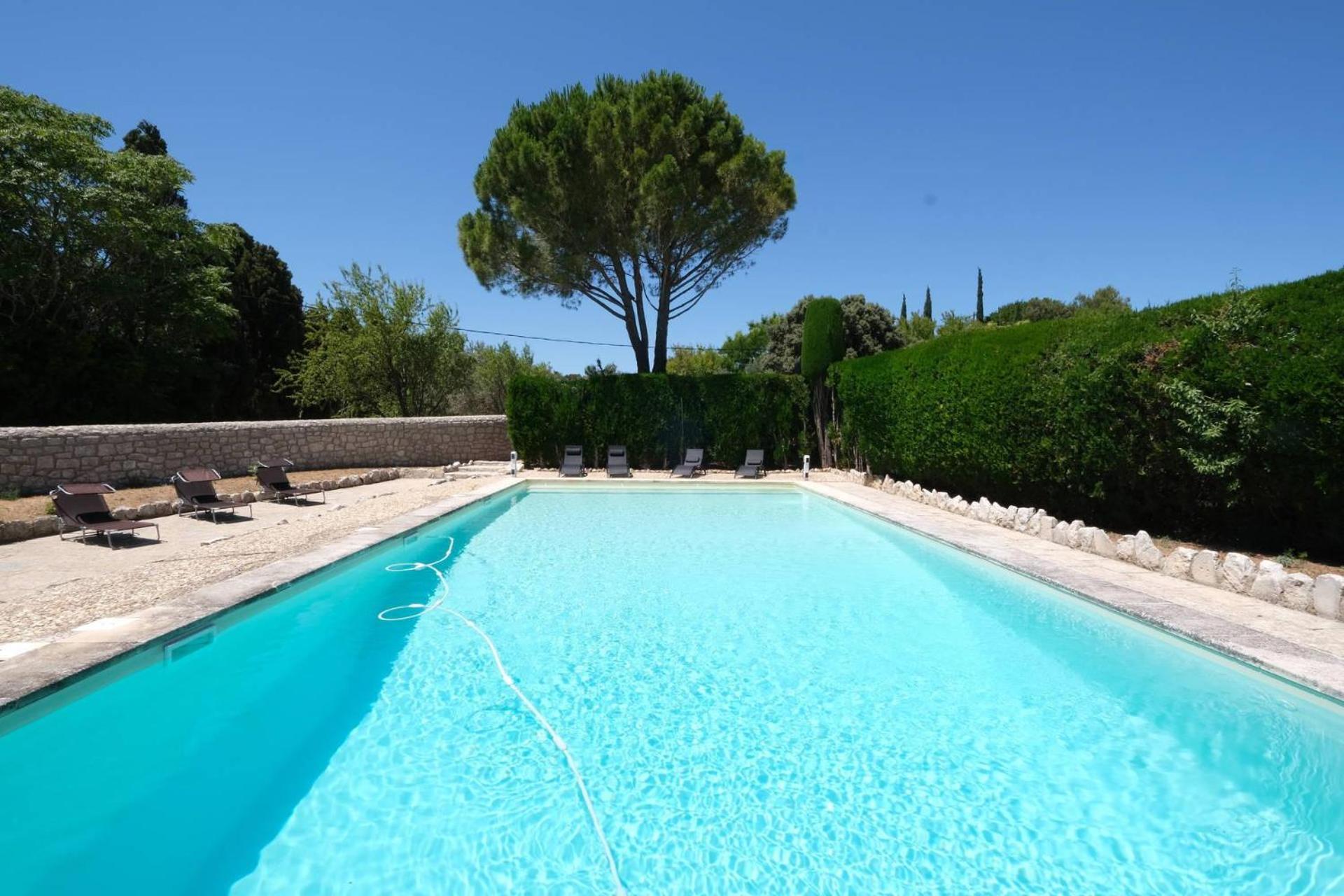 Typical Mas Provencal With Swimming Pool In A Small Hamlet Near Mouries In The Alpilles In Provence- 8 Persons Villa Exterior photo